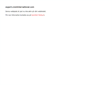 Tablet Screenshot of export.creminternational.com